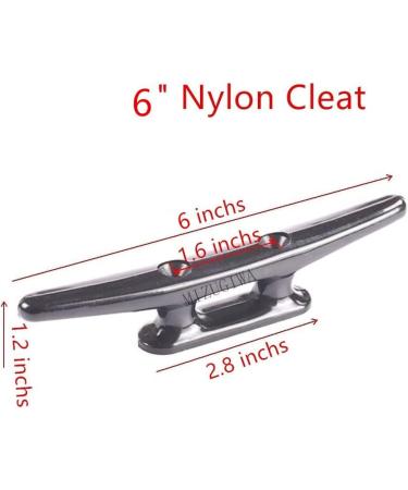 MIZUGIWA 6 Nylon Boat Dock Cleats in Black - Set of 2 - Buy Online on SooperMarket.com