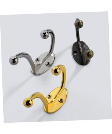 ABOOFAN 4pcs Hook up Bath Towel Hook Jacket Hooks Single Robe Hook Utility Hooks Office Old Fashioned Hanger 9.5X6.7X2.3CM Golden - Buy Online on SooperMarket.com