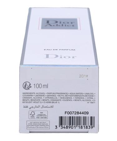 Dior Addict By Christian Dior Eau De Parfum Spray 3.4 Oz For Women 3.4 Ounce (Pack of 1) - Buy Online on SooperMarket.com