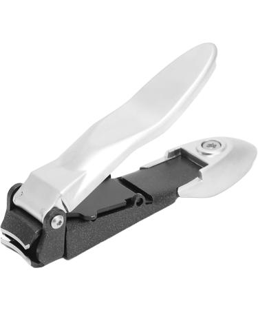 Stainless Steel Nail Clipper with Strong Blade Nail Cutter Fingernail Clipper Anti Splash and Nonslip Lever for Durable - Buy Online on SooperMarket.com