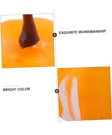 DECHOUS 20pcs Simulated Mini Pumpkin Halloween Decoration Simulation Pumpkin Halloween Pumpkin Crafts Fake Pumpkin Halloween Pumpkin Decoration Painted Decorate Little Pumpkin Foam Yellow 2.2X3.4CM - Buy Online on SooperMarket.com