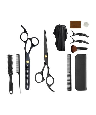 Didiseaon 1 Set Set Hairdressing Hair Clippers Hair Cutting Supplies Hair Kit Black Suits Black Outfit Home Haircut Barber Flat Teeth Paint Tooth