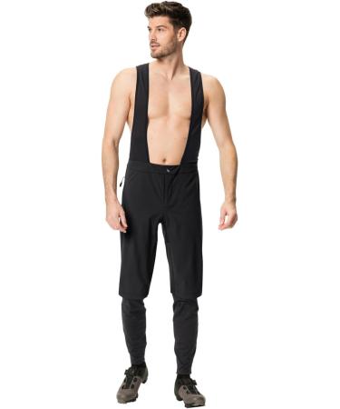 VAUDE Men's Kuro Warm Hybrid Bib Tights - M Black | Premium Comfort & Performance for All Seasons - International Shipping Available - Buy Online on SooperMarket.com