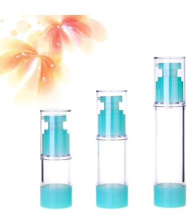 Lurrose Vacuum Container 3PCS 15/30/50ml Airless Pump Bottles Press Pump Cosmetics Container Essence Cleanser Emulsion Storage Dispenser for Travel Travel Spray Bottle Green - Buy Online on SooperMarket.com