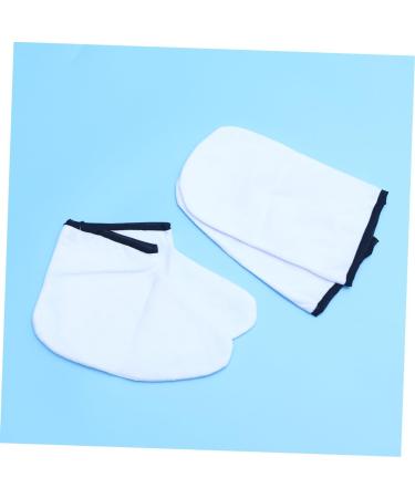minkissy 2 Pairs Wax Gloves Wax Bath Hand Mitts Paraffin Wax Mitts Insulated Gloves Paraffin Wax Bath Gloves & Booties Paraffin Bath Cloth Gloves Insulation Cotton Take a Bath - Buy Online on SooperMarket.com