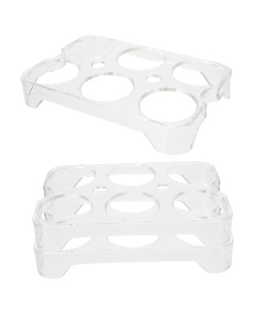 OSALADI Egg Holder Storage 3pcs egg storage racks egg holder refrigerator refrigerator egg storage drawer egg rack