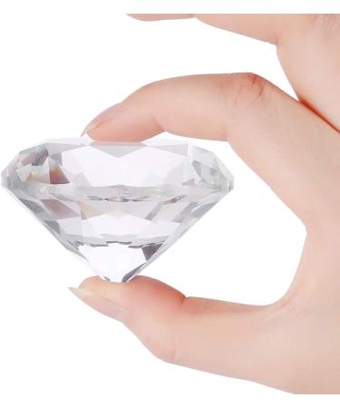 Glass Crystal Diamond Nail Art Display Tool Nail Art Display Photography Decoration 2 Colors(White) - Buy Online on SooperMarket.com