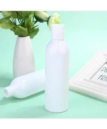 Minkissy 6pcs Portable Dispensing Empty Bottles Clear Water Bottle Refillable Shampoo and Conditioner Cosmetic Containers Shampoo Bottles Empty Shower Gel Bottle White Travel Lotion Filling - Buy Online on SooperMarket.com