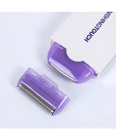 Montely Epilator for Women Finishing Touch Unisex Painless Hair Remover - Purple & white