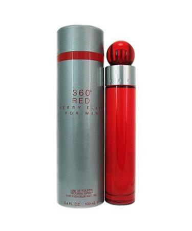 PERRY ELLIS 360 Red for Men - 3.4 Ounce EDT Spray 3.4 Fl Oz (Pack of 1)