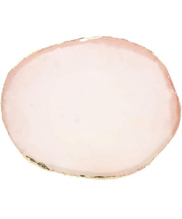 Polish Mix Palette Resin Nail Art Palette Paint Drawing Color Dish Golden Edge Resin Stone Paint Drawing Color Dish Manicure Nail DIY Tool(White) - Buy Online on SooperMarket.com