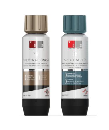 Spectral.DNC-N and Spectral.F7 Hair Growth Serum Bundle by DS Laboratories - Hair Loss and Thinning Hair Treatment  Hair Loss Treatment for Fuller  Thicker Hair for Men and Women (2 fl oz)