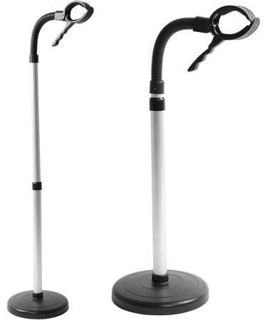 Hands-Free Hair Dryer Holder Stand - Adjustable 360 Stainless Steel Blow Dryer Stand for Bathroom | International Shipping - Buy Online on SooperMarket.com