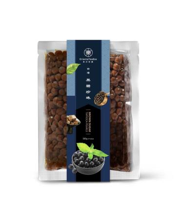 Authentic Taiwan Instant Tapioca Pearls Boba 500g - Ready to Eat (Original Brown Sugar)