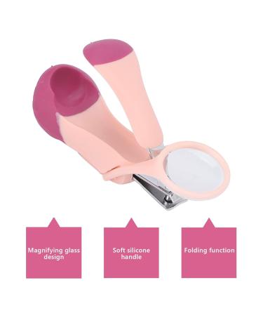 Buy Zoom Nail Clipper with Magnifying Glass - Lightweight Manicure Clipper for Babies & Seniors (Pink) - International Shipping Available - Buy Online on SooperMarket.com