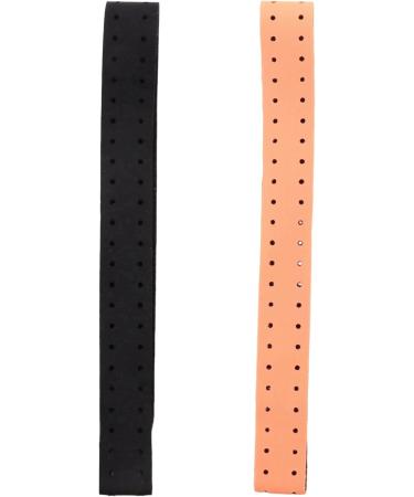 Epodmalx 20 Pack Adjustable Breathable Replacement Wristbands for Heart Rate Monitors - Soft Black & Orange - Buy Online on SooperMarket.com