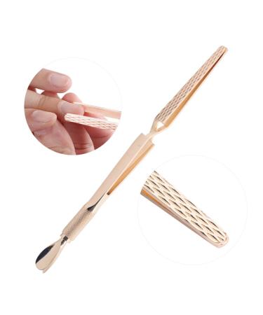 Nail Art Tool - Stainless Steel Nail Shaping Clamp & Glue Removal Clip (Gold) | International Shipping Available - Buy Online on SooperMarket.com