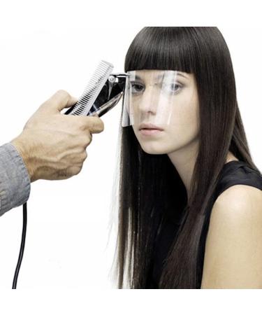 Hairspray Shield Mask Makeup Protector Barber Hairspray Shield Mask Bang Trim Hair Salon Face Protection Mask