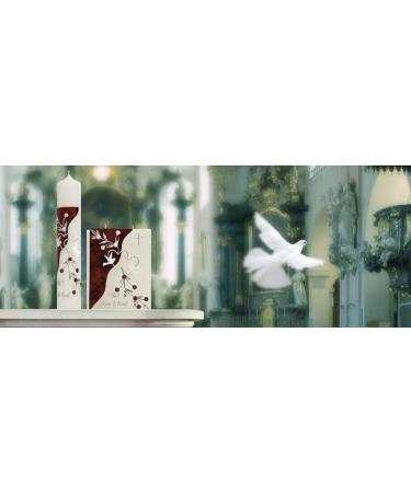 Baptism & Communion Candle for Boys & Girls | 400/40 mm VT-32 with Self-Labeling Accessories - Shop Internationally - Buy Online on SooperMarket.com