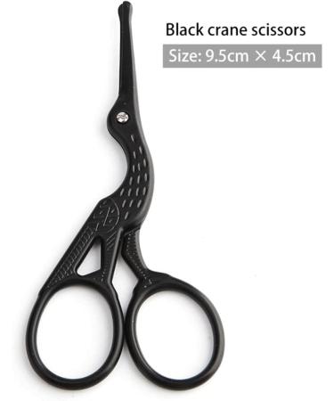 TEMKIN Nose Hair Trimmer - Stainless Steel Manual Scissors for Safe Hair Removal | Small & Efficient Trimming Tool (Black - Buy Online on SooperMarket.com