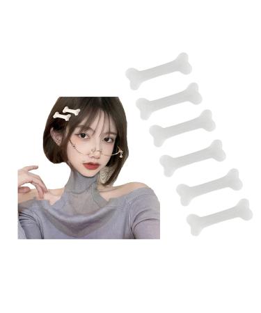 Bone Barrettes Hair Clip Hairpins for Women Girls Artificial Dog Bone Hair Clips Halloween Christmas Hair Accessories for Kids Girls 6pcs