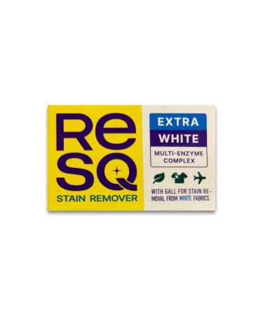 RESQ Stain Remover Soap Bar with Enzymes and Gall for White Fabrics 90g