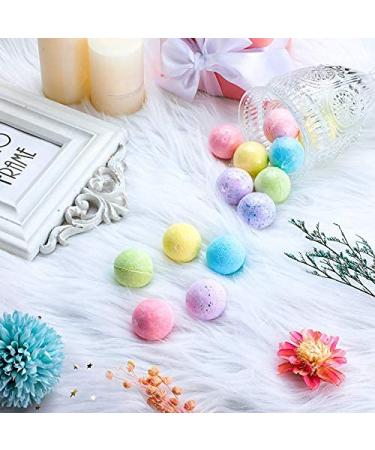 16 Pieces Shower Bombs Shower Steamers Aromatherapy Shower Steamers Colorful Shower Bomb Steamers for Shower Home Spa Valentine's Day  Bright Colors
