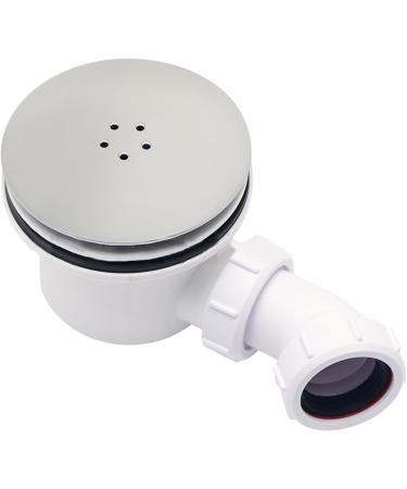 Industrial Grade Flows Waste Versatile Metal Shower Waste for 90mm Trays Improve Your Shower Experience 90mm Shower Waste - Buy Online on SooperMarket.com