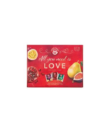 Teekanne All You Need is LOVE Fruit Infusion Tea Collection Selection Gift Box 3 Types 30 Tea Bags
