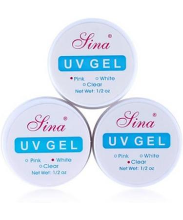 3 Colors Quick Uv Builder Gel Nail Extension Gel Nail Strengthen Uv Gel Nail Art Manicure Set Crystal Enhancement Gel For Professional Or Beginner 3PCS - Buy Online on SooperMarket.com