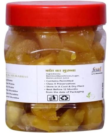 CROV Homemade Bamboo Murabba Helps Increasing Height Growth Bamboo Shoots Murabba Good for Health Bans Ka Murabba 400 gm - Buy Online on SooperMarket.com