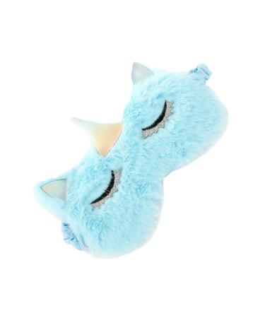 NOLITOY Night Blindfold Night Eyeshade Sleep Mask Sleeping Mask Eye Mask Eye Cover 1 Count (Pack of 1) Blue