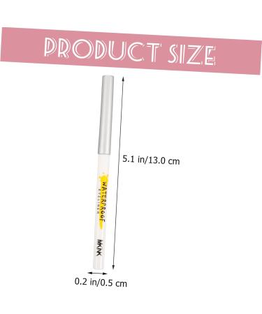 Healeved 25 Pcs White Lying Silkworm Pen Eye Shadow Makeup Cosmetics White Eyeliner Makeup Eyeliner Abs - Buy Online on SooperMarket.com
