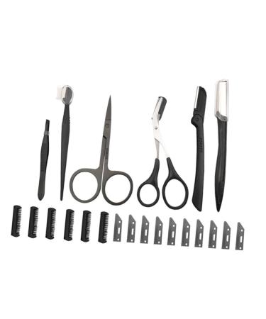 NOLITOY 1 Set Set Beauty Makeup and Eyebrow Tools Stainless Eyebrowhack Eyebrow Tools Set Trimmer Eyebrow Shaper Kit Womens Razors for Shaving Face Facial Shaver Lady Shaver Miss