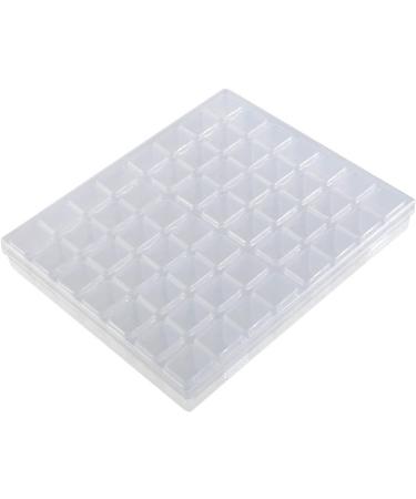 MULAIDI 56 Grids Jewelry Box DIY Drill Box Nail Art Organizer For Bead Storage For Case For Rings Multifunction Independent Storage Box 56-grid Jewelry Box Crystal Bead Organizer Color - Buy Online on SooperMarket.com