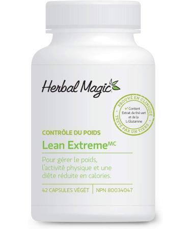 Herbal Magic Lean Extreme Weight Management for Fast Weight Loss with Green Tea Extract 15% EGCG : 8.3% Caffeine Thermogenesis Ratio Non-GMO Vegetable Capsules - Buy Online on SooperMarket.com