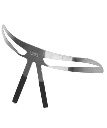 Mikinona Makeup Gadgets Makeup Tools Eyebrow Bow Mapper Tool Stainless Eyebrow Ruler for Girl Eyebrow Pencil Triangle