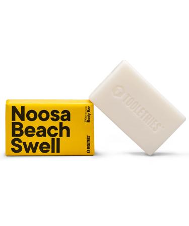Tooletries - Noosa Beach Swell Soap Bar - Refreshing & Moisturizing Wash Bars for Men with Fresh Fragrance - Lasts Twice as Long - Natural Ingredients  Vegan - 200g / 7oz