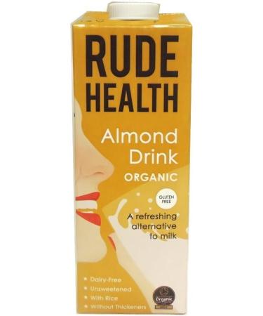 Rude Health Foods | Almond Drink - Organic | 5 x 1l - Buy Online on SooperMarket.com