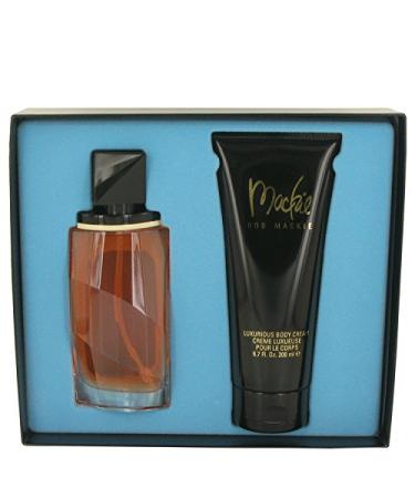 MACKIE by Bob Mackie Gift Set - 3.4 oz Eau De Toilette Spray + 6.8 oz Body Cream for Women