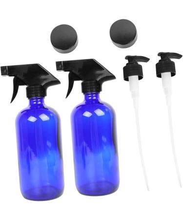 HAPINARY 1 Set Refillble Bottle Clear Spray Bottle Refillable Spray Bottle Glass Spray Bottle Ml Spray Bottle Cleaning Solution Bottle Refillable Water Sprayer Cap Cosmetic Press The Pump 21x7cm Blue - Buy Online on SooperMarket.com