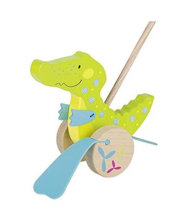 Goki 2041426 54911 Push Toy Crocodile Susibelle Collection