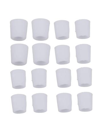 8 Pairs Silicone Toe Cushion Tubes for Pain Relief & Toe Protection - Anggrek Toe Sleeves for Corns, Blisters, Hammer Toe - Men & Women - Buy Online on SooperMarket.com