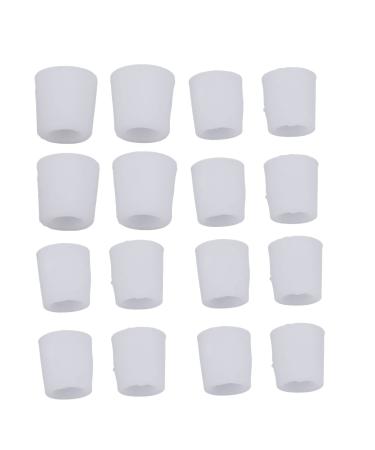 Silicone Toe Separators 8 Pairs Big Toe Pinky Protectors Cover Toe Sleeve Protector for Women Men Protect Toe from Rubbing
