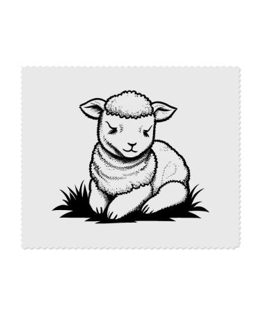 2 x Microfiber Cleaning Cloths "Sleeping Lamb" (LC00025148)