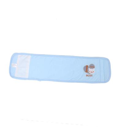 Garosa Baby Belly Button Band | Thickened Cotton Newborn Umbilical Support | Warm Blue Waist Cover for Infants - Buy Online on SooperMarket.com