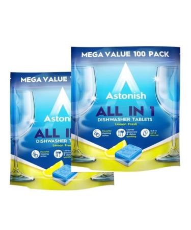 Lemon Fresh Dishwasher Tablets 200's Intergrated Salt & Rinse Aid