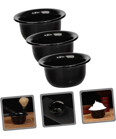 Angoily 3-Section Shaving Shell Razor Holder | Black Soap & Foam Bowl | Men's Shaving Accessories | International Shipping Available - Buy Online on SooperMarket.com