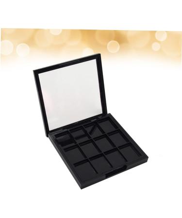 FOYTOKI 4 Pcs 12 Empty Eyeshadow Palette Empty Eyeshadow Dish Depotting Makeup Containers DIY Empty Black - Buy Online on SooperMarket.com