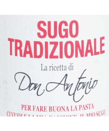 Don Antonio Sugo Tradizionale - Authentic Tomato Sauce with Oregano 480ml | Buy Internationally - Buy Online on SooperMarket.com